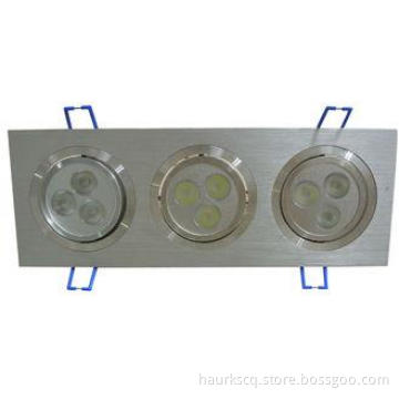 Custom 85 - 265V / 9W / 50HZ / 120 Degree LED Ceiling Lamp